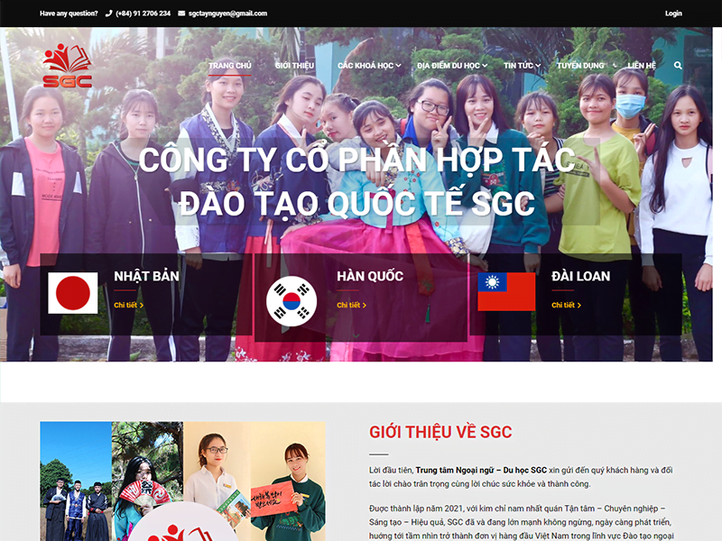 Website Giáo Dục SGC Tây Nguyên